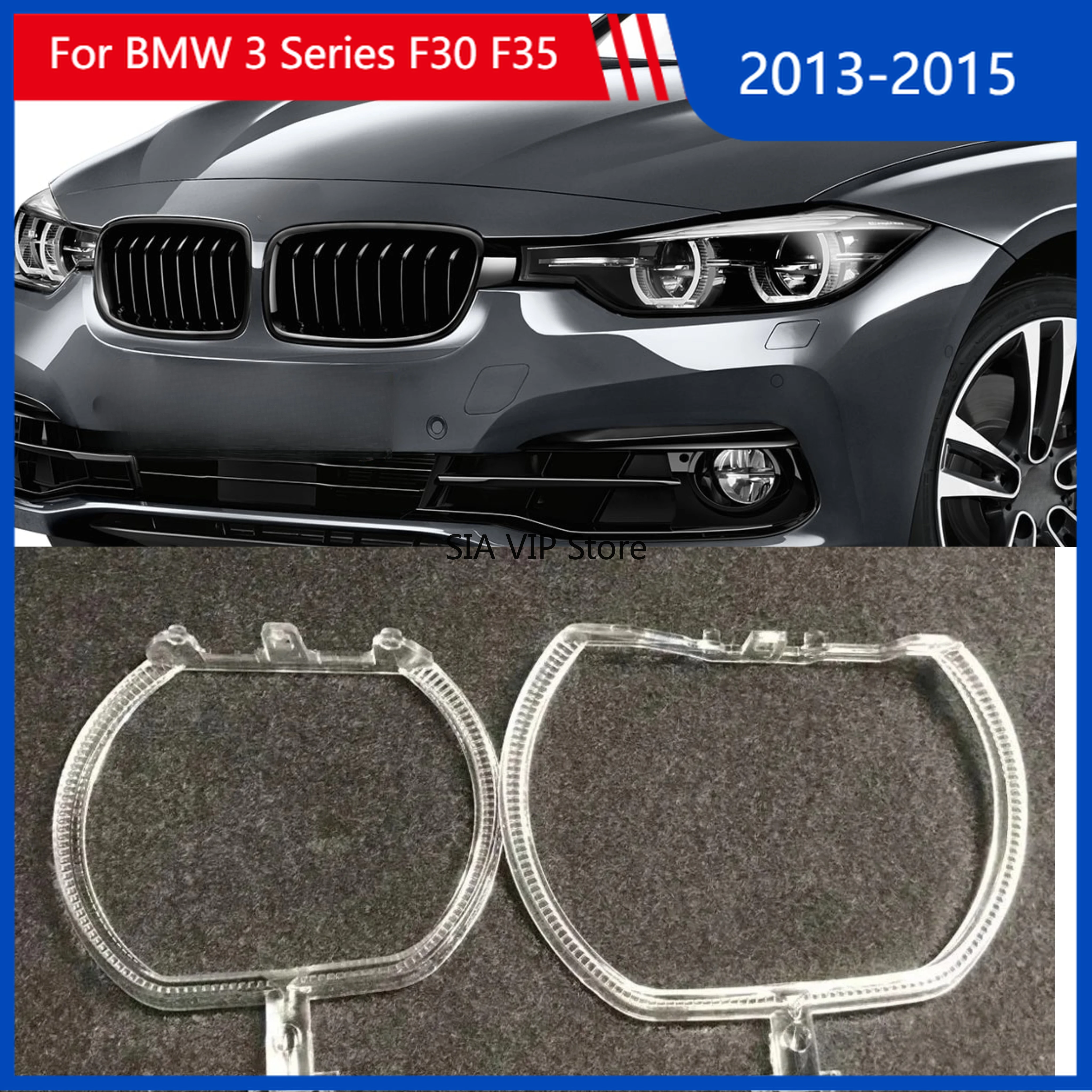 

NEW For BMW 2013-2015 3 Series F30 F35 Car Headlight DRL Lights Light Guide Plate Daytime Running Tube Daytime Running Strip