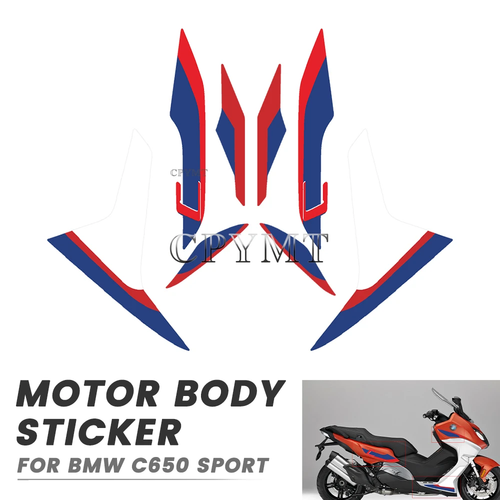 

Fit For BMW C650spor Full Body Sticker Kit Motorcycle Protective Decal