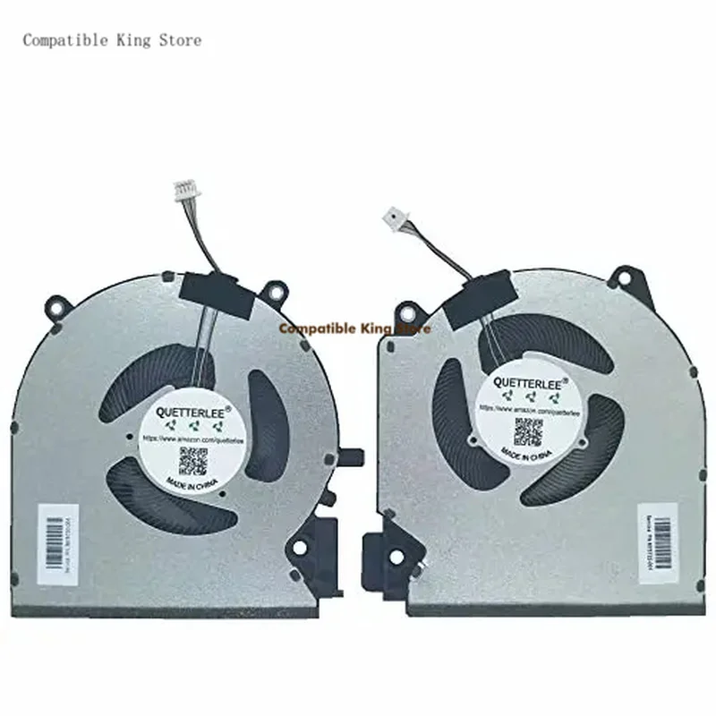 d Replacement New Laptop CPU + GPU Cooling Fan  For HP Victus 16-D 16-E 16-e0011ns TPN-Q263 Series Fan
