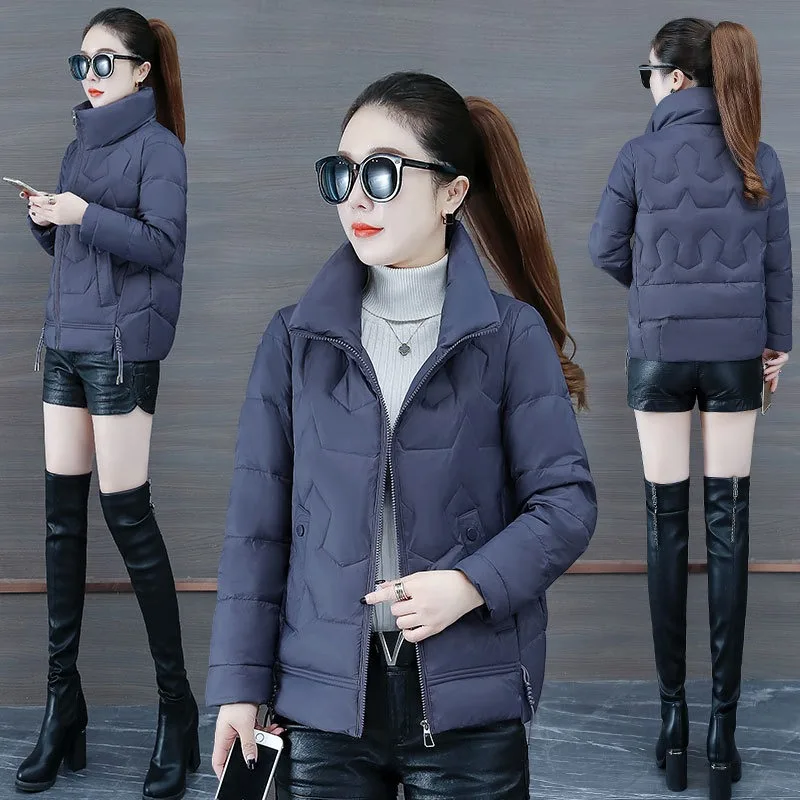 2023 Women White 90% Duck Down Jacket Winter Coat Female Short Little Fragrance Parkas Warm Slim Fit Outwear Frivolous Overcoat