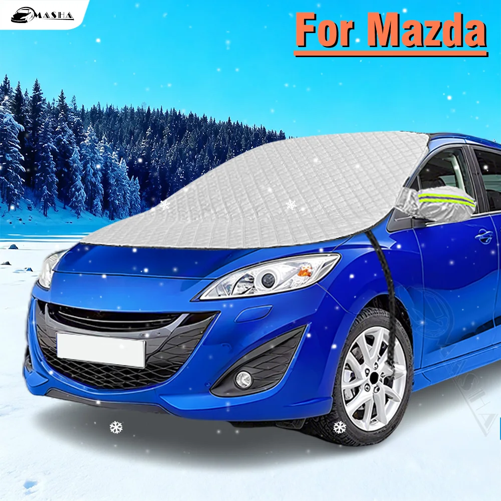 

Sunshade Cover For Mazda CX5 KF KE 2016-2025 2026 Car Windshield Snow Sun Shade Automobile Magnetic Cover Front Windscreen Cover