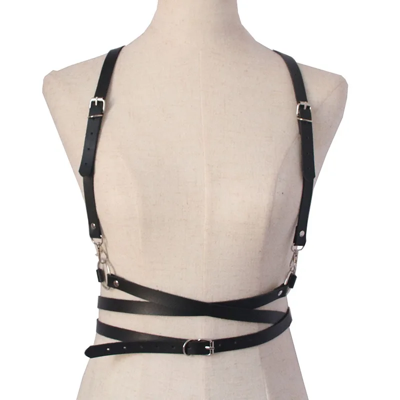 Celebrity Same Style Multi Loop Strap Backband Performance Adjustable Binding Strap Trendy New Decorative Belt Belt Belt Belt