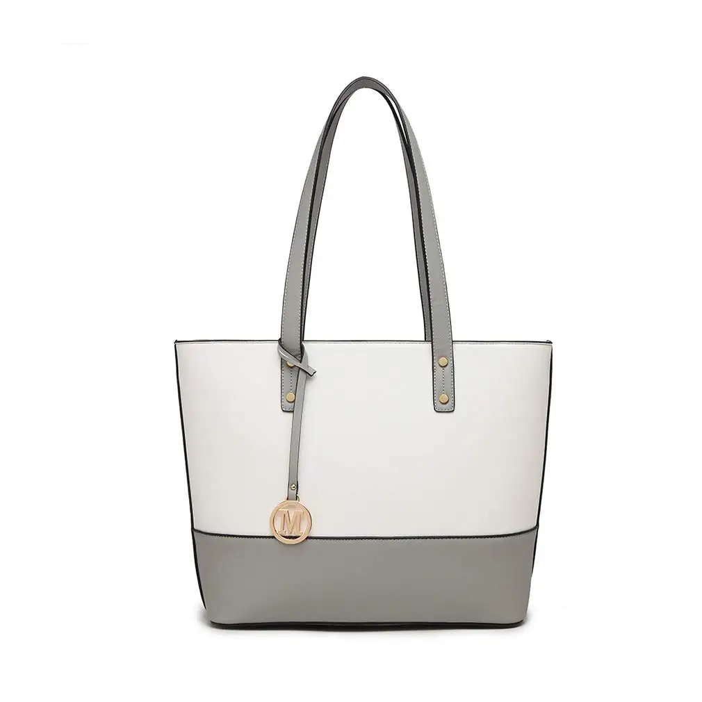 مجموعة حقيبة يد كبيرة من ملكة جمال لولو ، حقيبة حمل بألوان متباينة ، حقيبة ، 3 من حقيبة #6