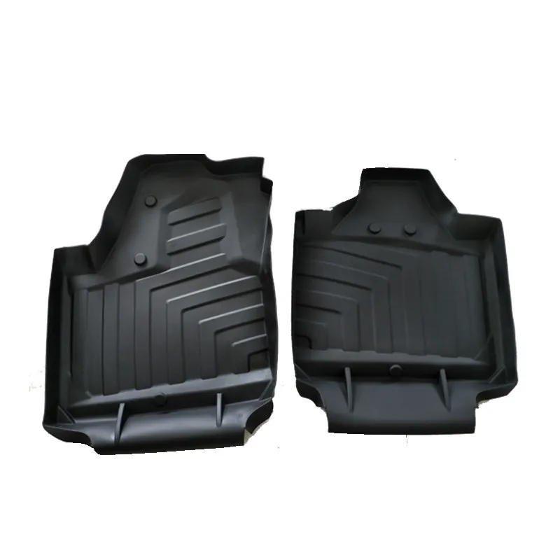 Black Floor Mats for Can-Am Maverick X3 2017-2021 Front Row TPE All Weather Mat Slush Liners