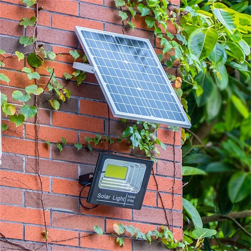 SEAN Solar Light 30W 60W 100W 200W Outdoor Courtyard Waterproof IP65 Wall Lamp LED Control Remote