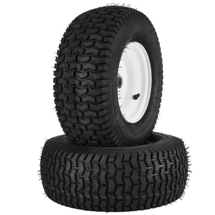 

VEVOR Lawn Mower Tires with Rim, 16x6.5-8" Tubeless Tractor Tires, 2-Pack Tire and Wheel Assembly, Turf Pneumatic Tires,