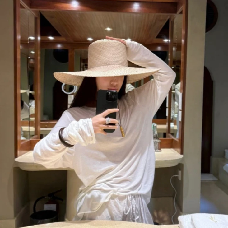 Cotton T-shirt Long-sleeved Bottoming Top for Women