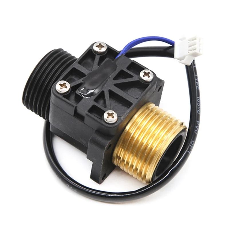 3/4'' G1'' Filettatura maschio Ottone Sensori flusso d'acqua, Sensori ad effetto Misuratore portata Misuratore