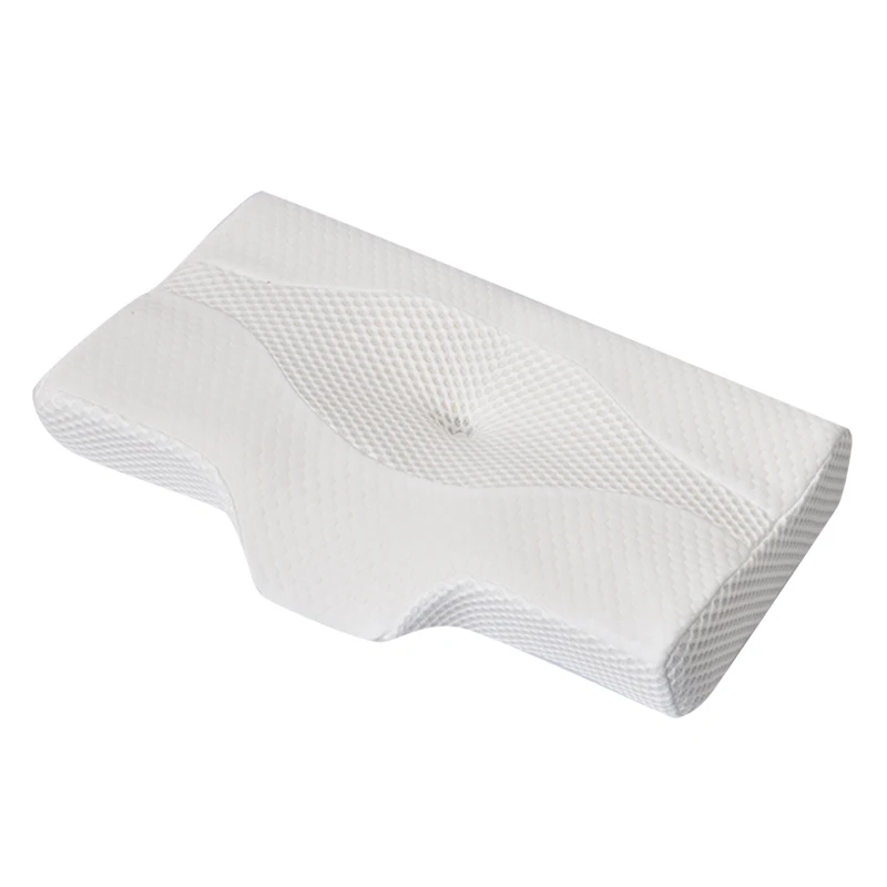

High quality wave memory foam pillow can be customized neck support bed pillow sleep can be customized memory foam pad
