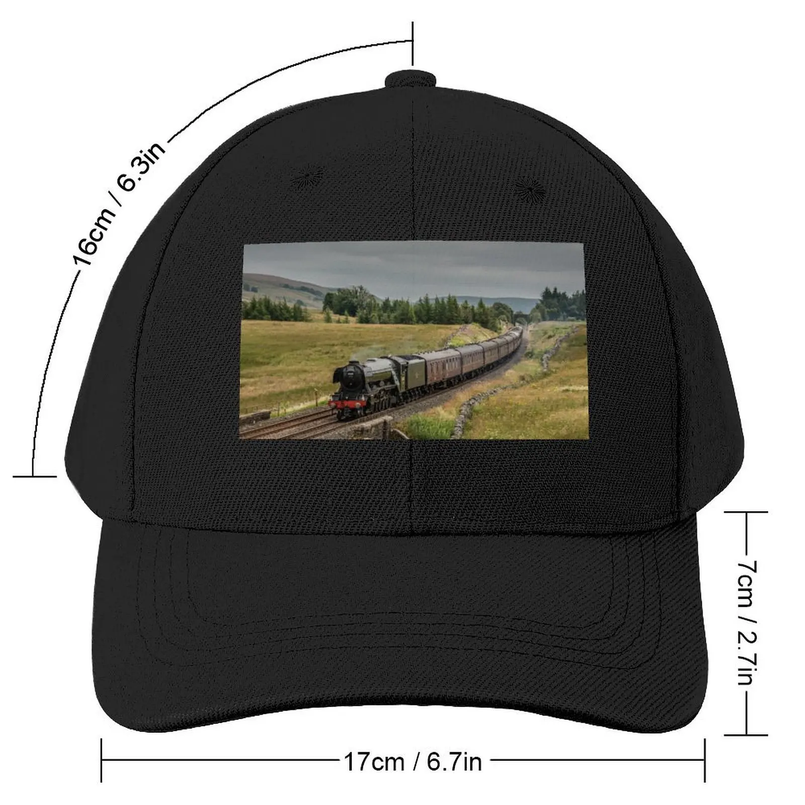 The Flying Scotsman on the Settle to Carlisle Railway Baseball Cap Sun Cap Thermal Visor Fishing cap Women's Hats 2024 Men's