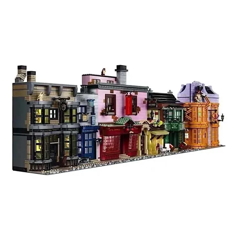 5544 PCS Diagon Alley Building Blocks Bricks Birthday Girls Toys Compatible With 75978