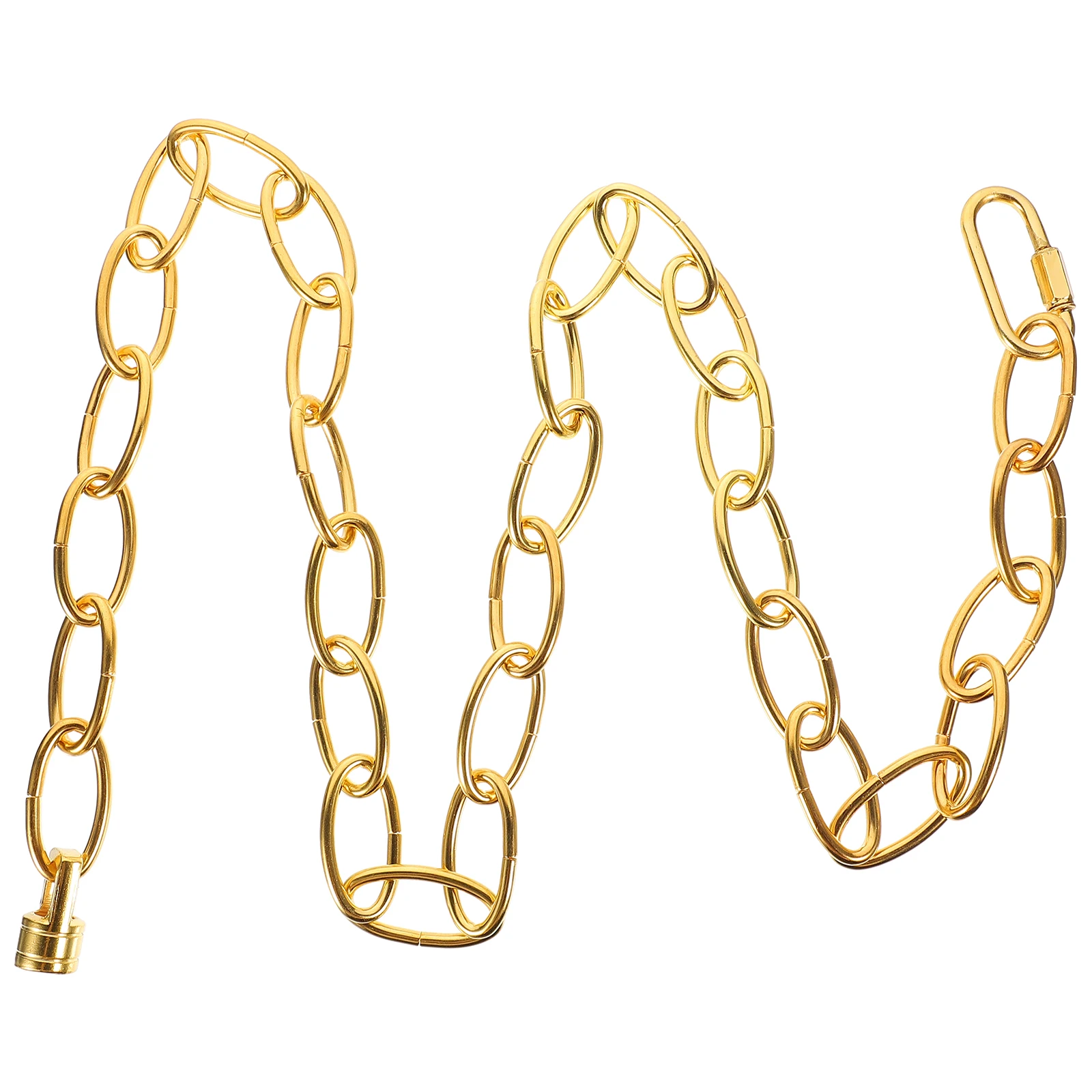 تمديد سلسلة الثريا شديدة التحمل، إمدادات معلقة، سهلة التركيب، أجزاء مصباح سلسلة معدنية متينة لصنع المصابيح