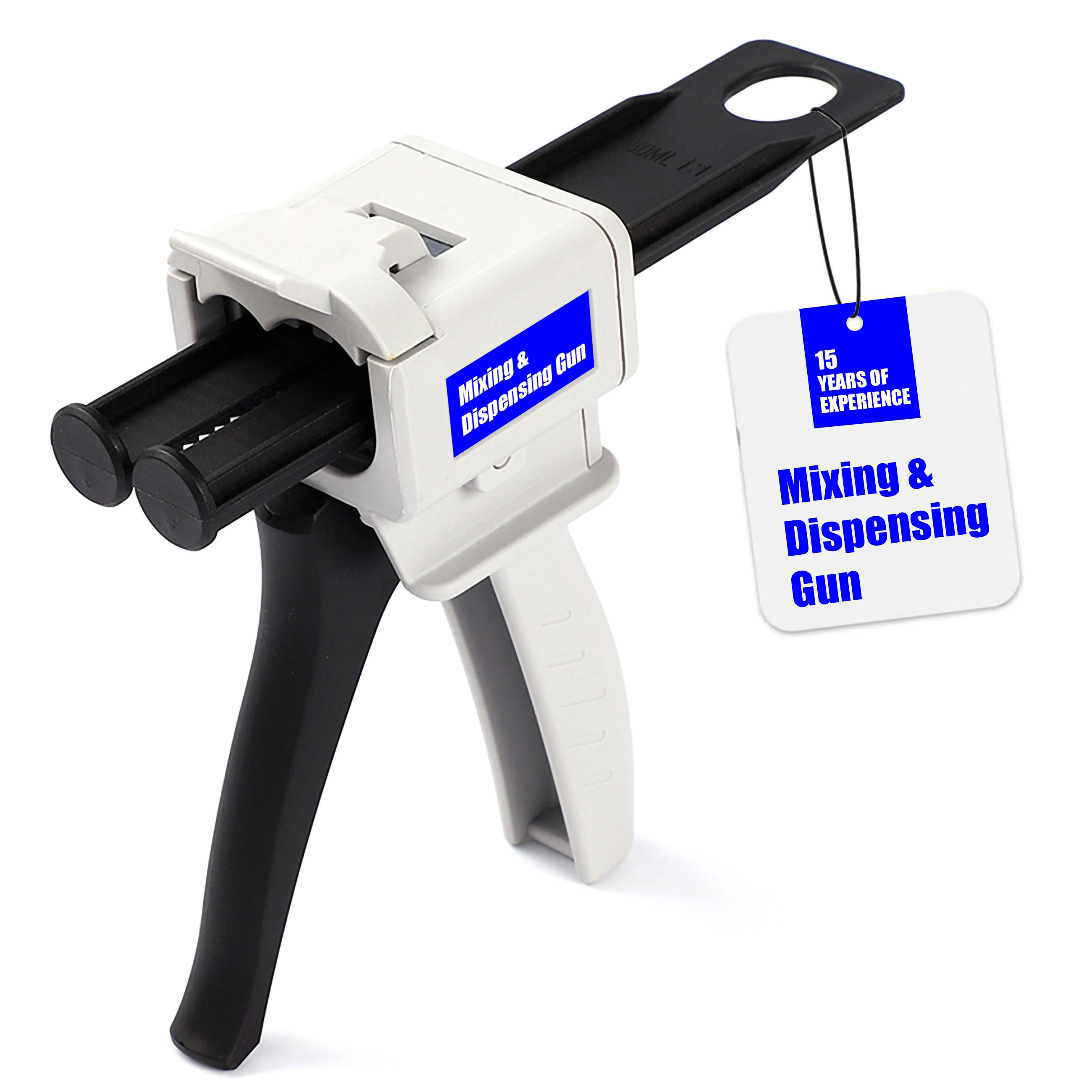 

50ml Impression Material Gun - 1:1/2:1 AB Impression Mixing Cartridge Dispensing Gun - Epoxy glue gun for Compatible with adhesi