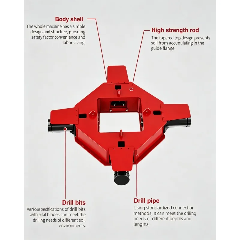 Full Hydraulic Pile Breaker High Strength Pile Head Breaking Machine For Civil Engineering Projects