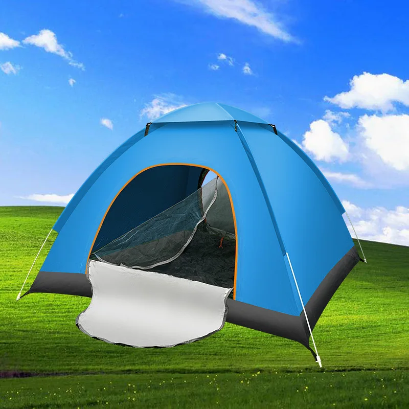 Tent Outdoor Order Double Portable Automatic Quickly Open Camping Camping Sun Protection