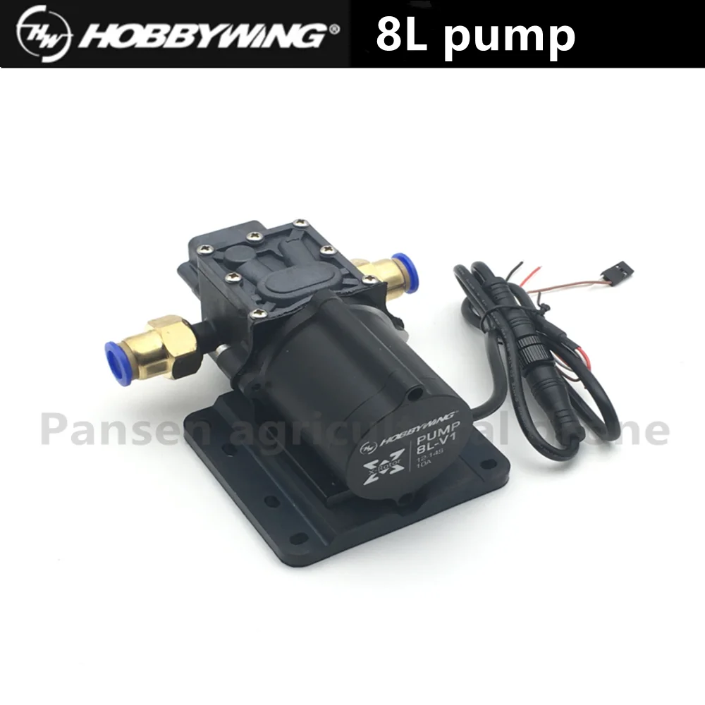 Hobbywing Combo Pump 5L 8L Brushless Water Pump 10A 14S V1 Sprayer Diaphragm Pump for Agriculture