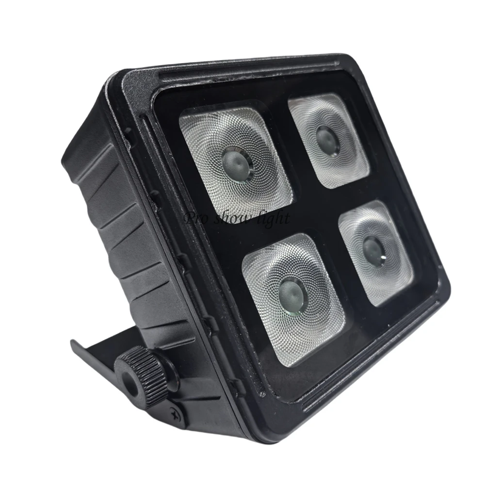 Waterproof Wireless Rechargeable Par Light 4X10W RGBWA-UV 6IN1 Battery Powered Uplights with Remote APP DMX Control for Party DJ
