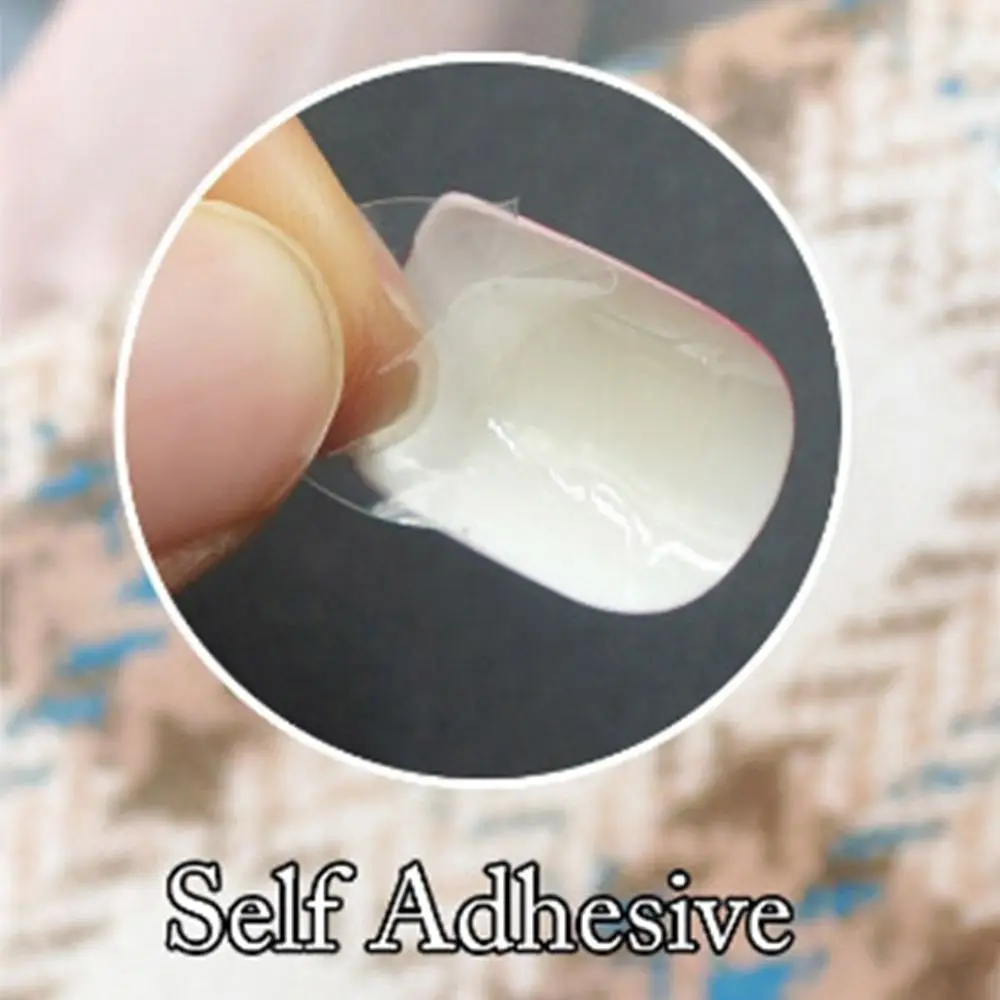 24 stks/doos Vrouwen Wearable Valse Nagel Tip Ronde Kop Volledige Dekking Nep Nagels Kunstmatige Nagel Tips Manicure Tool