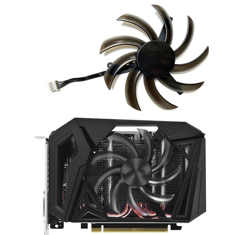 Panel with Fan Replacement Parts for GAINWARD RTX2060 GTX1660 1660S 1660ti Pegasus Graphics Card Cooling fan Accessories