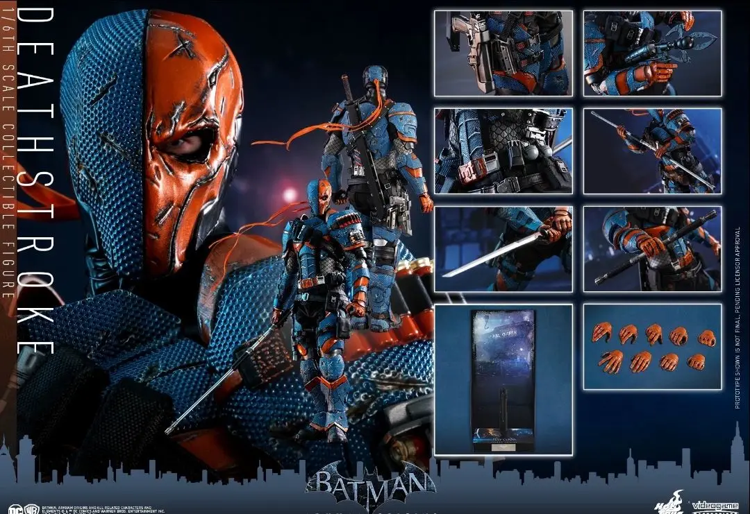 

In Stock HT Arkham Batman HotToys 1:6 VGM30 DC Deathstroke Arkham Knight Figure Model Collectible Gift
