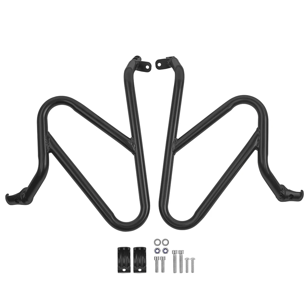 XXUN Moto Superiore Inferiore Crash Bar Kit Protezione Motore Paraurti Set Protezione dalla caduta per KTM 390 Adventure 2020 2021 2022 2023