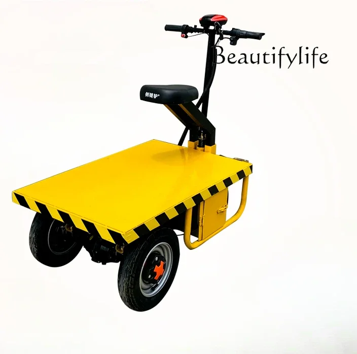 Electric Three-Wheel Four-Wheel Reverse Riding Flat Turnover Handling Folding Hand-Pushing Load Elevator Community