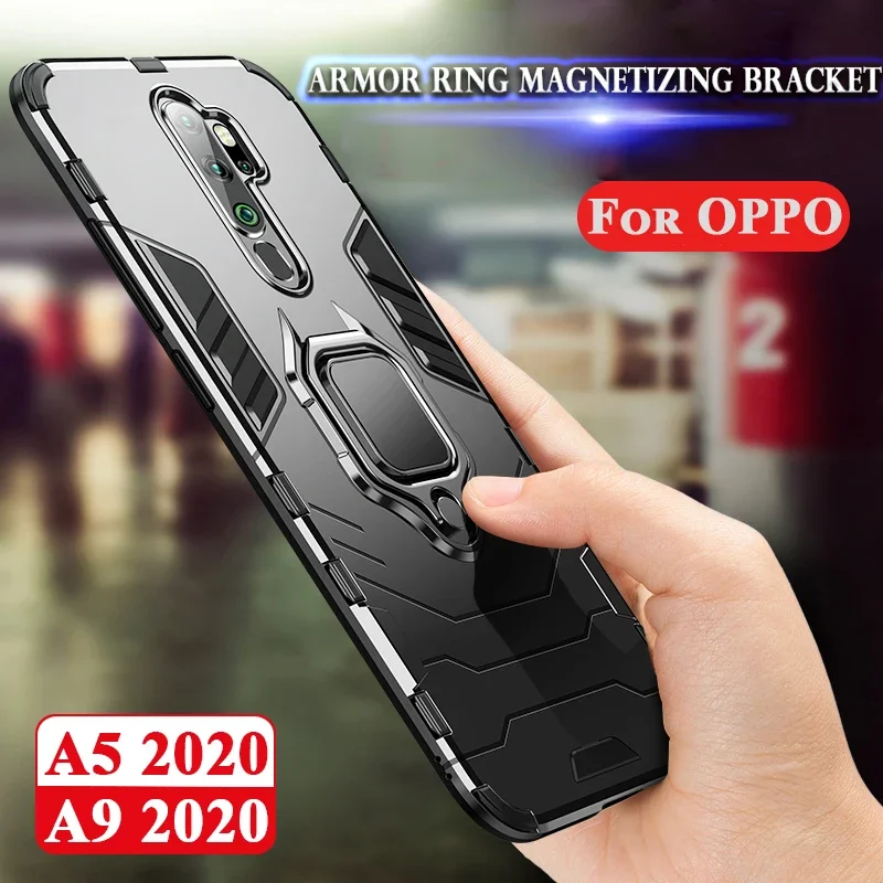 Shockproof Case For OPPO A5 A9 2020 A31 A7 A12 A15 A52 A72 A91 A92 A92S A73 A93 A1K F9 F11 F15 F17 Pro Realme 6 6i Phone Cover