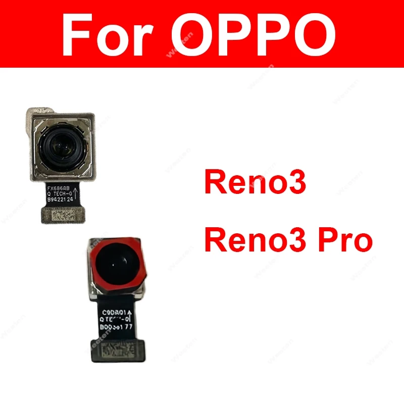 Front Back Camera For OPPO Reno3 Pro Reno 3 Pro Rear Facing Camera Connector Module Flex Cable Repair
