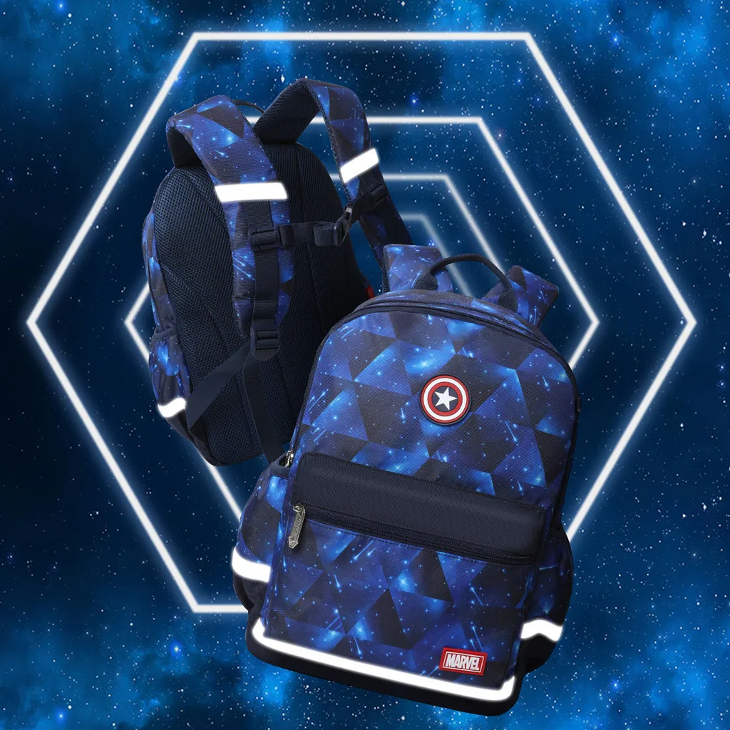 

Disney Starry Sky для мальчиков начальной школы от 3 до 6 классов, любимые персонажи могут использовать детский школьный рюкзак большой вместимости