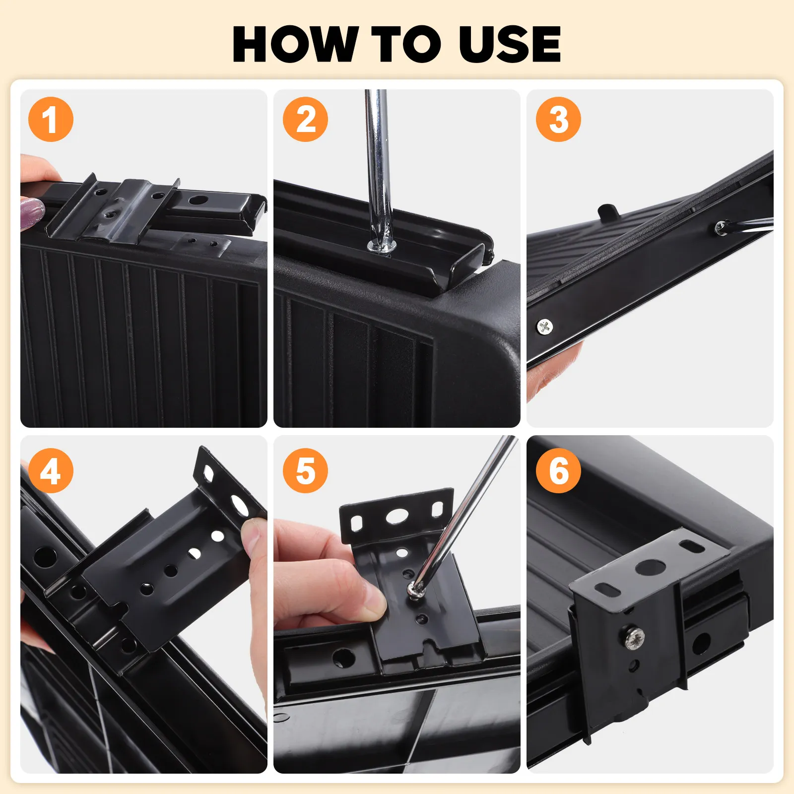Under Desk Keyboard Storage Tray Creative PP Aluminum Alloy Slide-Out Hidden Drawer Office Desktop Organizer Keyboard Holder