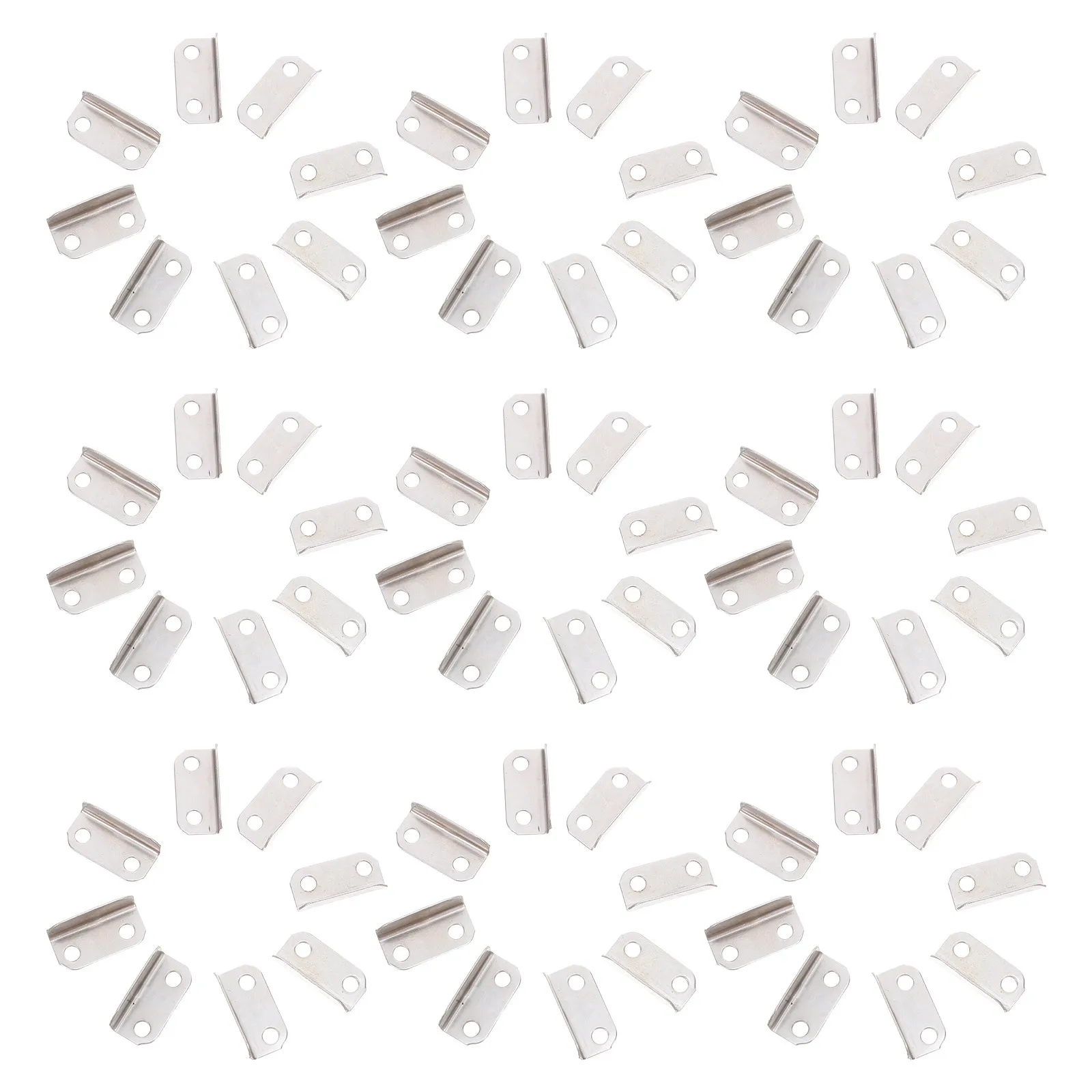 

100pcs Furniture Lock Plate L Shaped Drawer Strike Plate Cold Rolled Steel For Home Office Cabinet Cupboard Angled Metal Lock