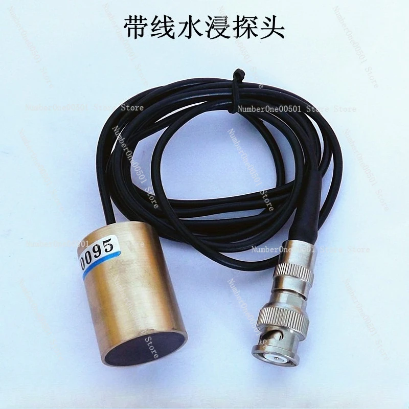 Water immersion focusing ultrasonic probe with line point focusing line focusing plane automatic flaw detector transducer