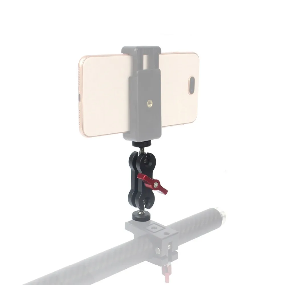 4-Ring Heißer Schuh Adapter Ring Mikrofon Montieren mit Magie Arm Adapter für Zhiyun Glatte 4 Handheld Gimbal DSLR kamera Zubehör – Detail 8