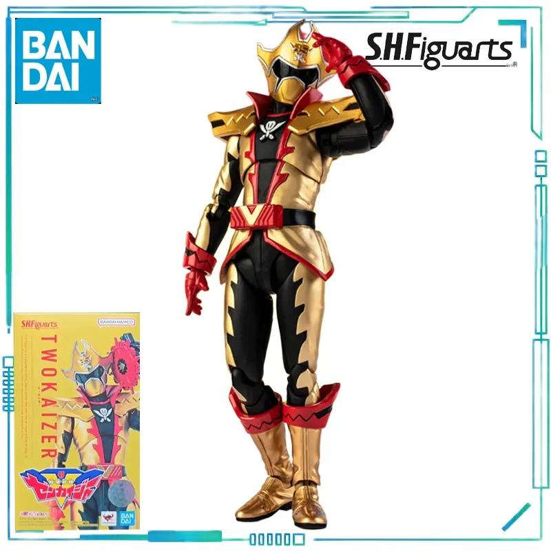 BANDAI SPIRITS Véritable série S.H.Figuarts KIKAI SENTAI ZENKAIGER Enjoy César, Collection de jouets modèles mobiles entièrement ouverts