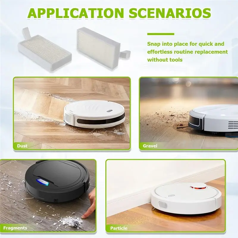 KYCOR-Consumables Set For Ilife V5 V5S V3 V3S V5S V50 Pro V55 X5 Robot Vacuum Cleaner High Efficiency Filter Accessories