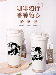 Anime Bungo Stray Dogs Nakahara Chuya Ryunosuke Akutagawa Nakajima Atsushi Cosplay Thermos Cup Large Capacity Stainless Steel