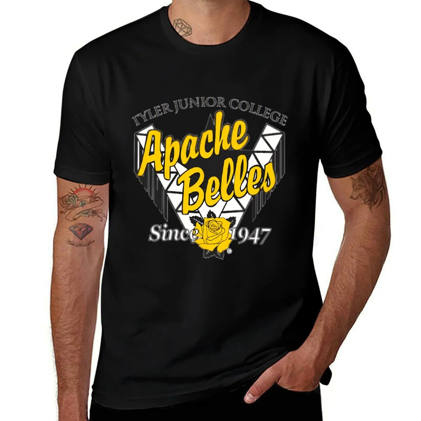 

Apache Belles Logo T-Shirt printed t shirts for man t shirts for man pack cotton cotton t shirts man 100% T-Shirt