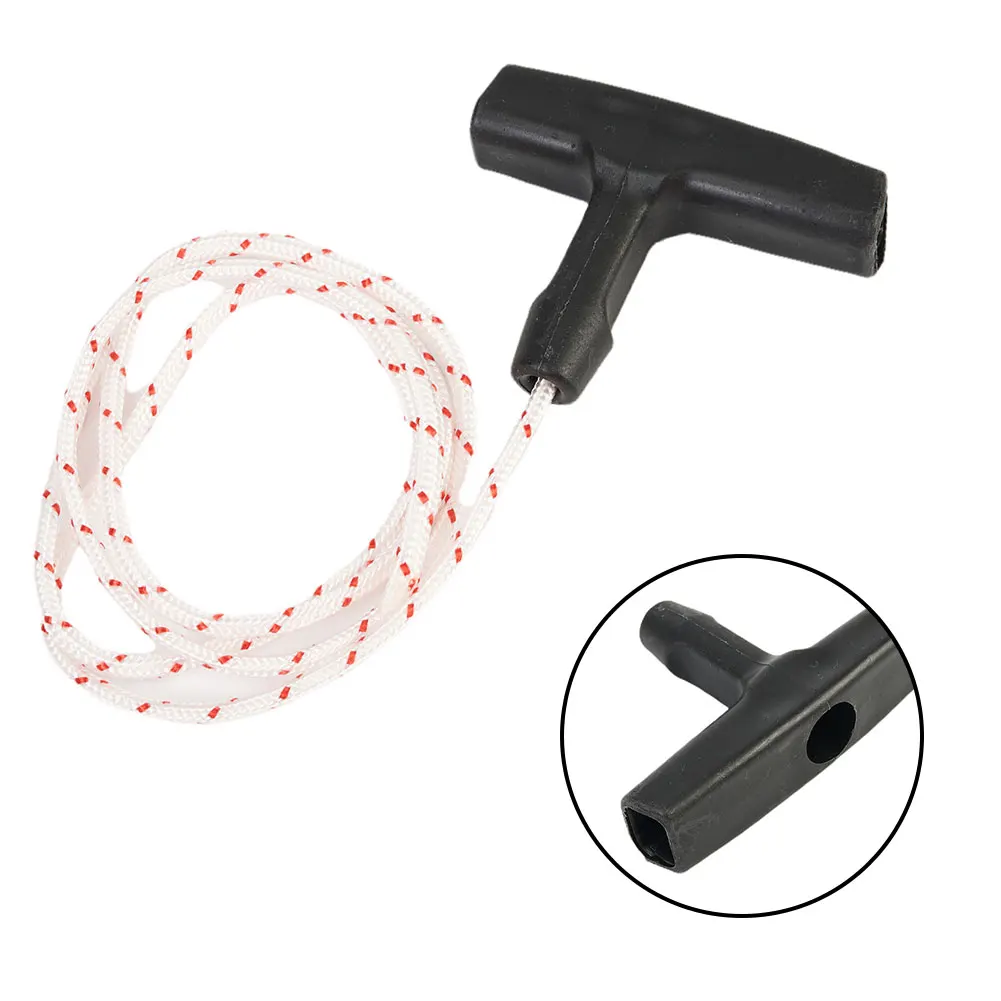 Recoil Starter Handle With 4.5mm Rope Fit For STIHL TS400 TS410 TS420 Start Pull Handle Spare Cord Rope Garden Tools Accessory