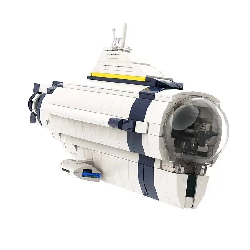 

MOC Creativity The Cyclops submarine building blocks toys. toy building bricks DesktopDecoration. MOC Birthday Gift Series
