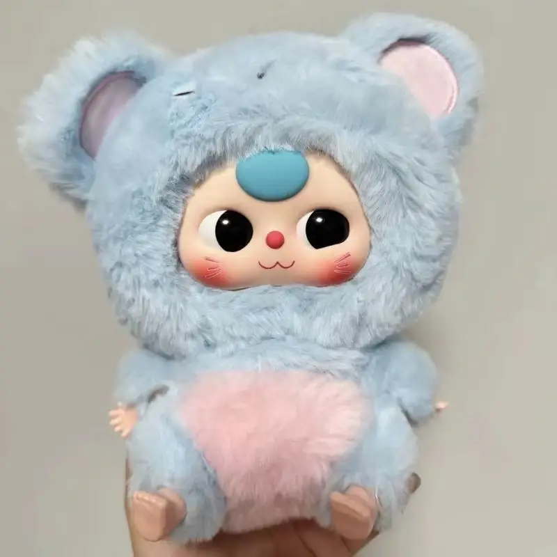 Vendita calda genuina scatola cieca bambino tre dodici segni zodiacali cinesi modello serie peluche bambola carina desktop giocattolo per bambini ragazza regalo di compleanno