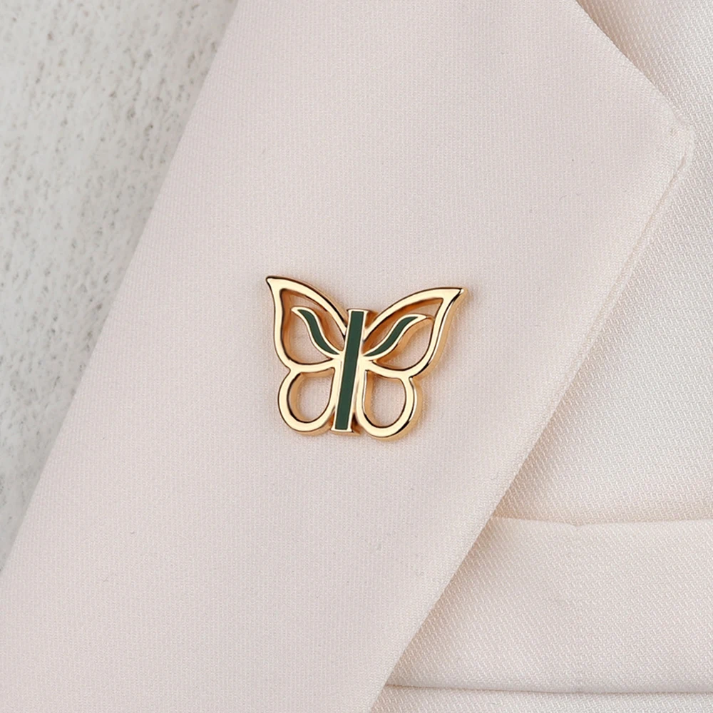 Medical Butterfly Psi Psychology Pins Lapel Badge Metal Enamel Brooch Jewelry Decoration Gift for Psychiatrist Doctor