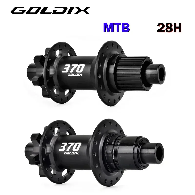 

GOLDIX M370 36T Ratchet Bicycle Hubs 28Hole J-Bend Spoke 6-Bolt Disc Brake 4pcs Seal Bearing Mountain Bike Hub HG/MS/XD Hub Body