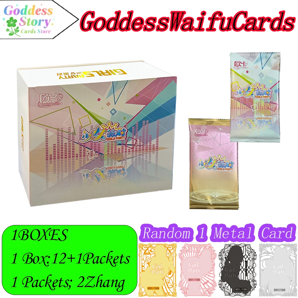 Goddess Story Card Set Completo Anime Games Girl Party Swimsuit Bikini Feast Booster Box Juguetes y Regalos Doujin