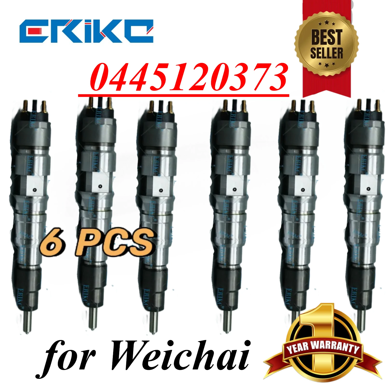 0445120373 High Pressure Diesel Fuel Injector 0 445 120 373 Auto Spare Parts 0445 120 373 for Weichai WP7