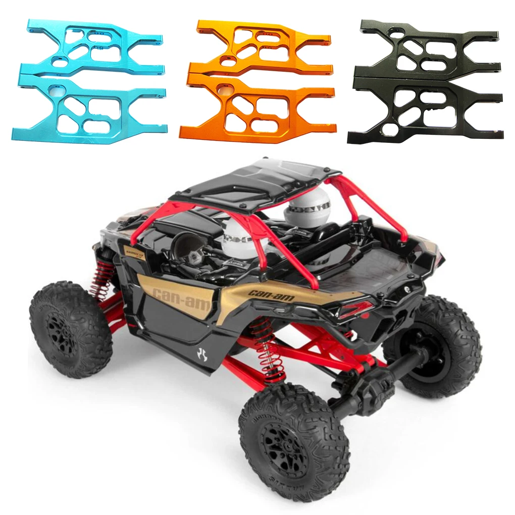 Brazo de suspensión inferior delantero para AXIAL 1 10 ROCK RACER 90026 AX31004 Buggy Crawler actualizado, 2 piezas