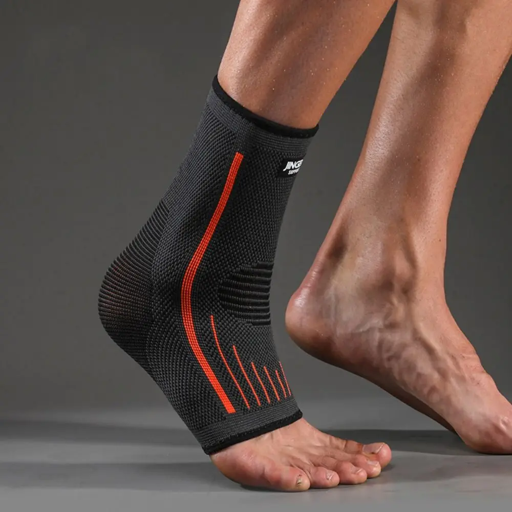 Pour la récupération des blessures, manchon de soutien de Compression des douleurs articulaires en Nylon, attelle de cheville de sport, protection de cheville de sport en plein air