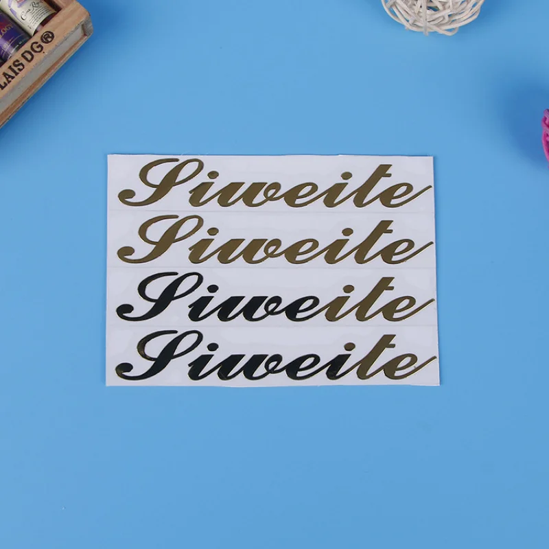 Customized. Customized 3D Vehicle 3D Embossed Sticker 3D Soft