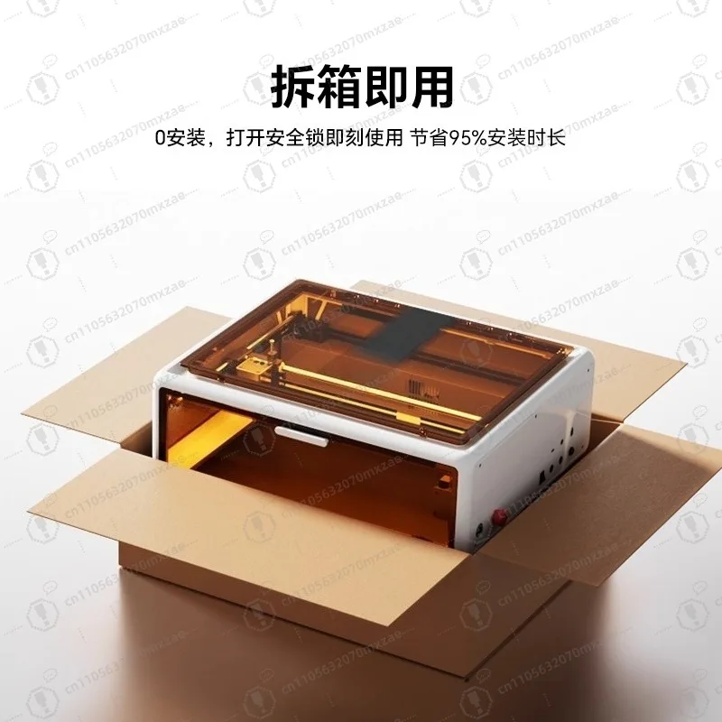 Enclosed 10W High-Speed Laser Engraver Cutter A1 Sleek Design for Home DIY Wood/Acrylic/Metal