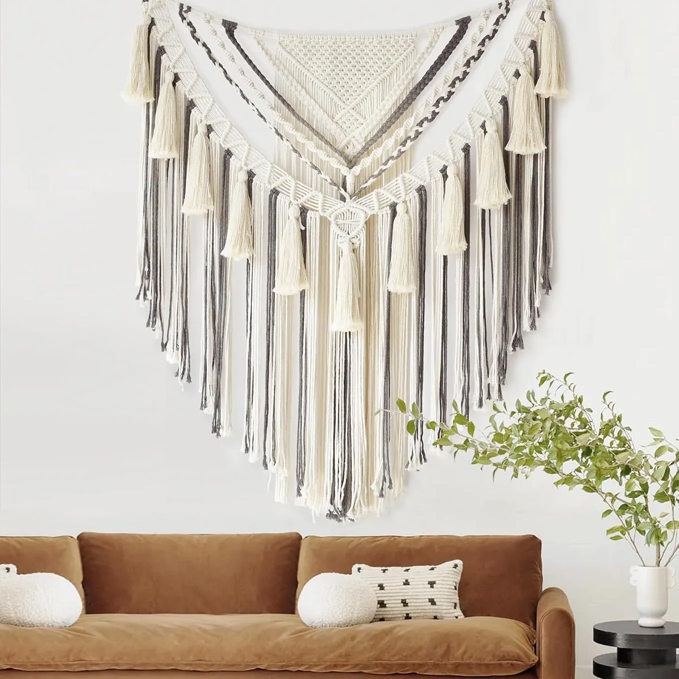 

Тканый гобелен, большой настенный ткацкий художественный гобелен в богемном стиле, тканый настенный гобелен ручной работы для гостиной, спальни, квартиры