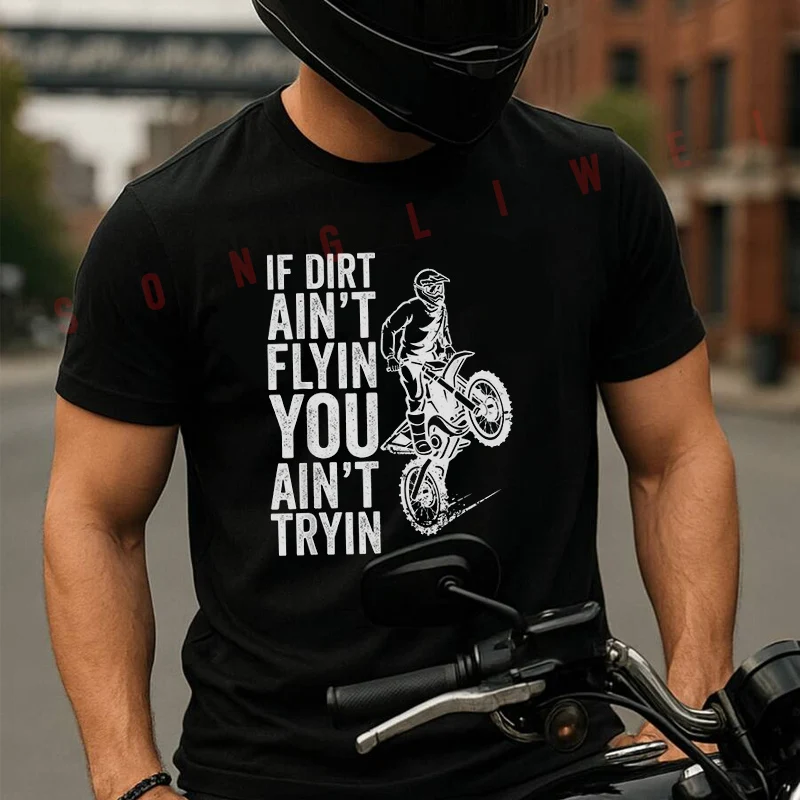 

Funny Dirt Bike Rider Supercross MX Motocross Men's T-shirt Summer Cotton Short Sleeved Casual TShirt O-Neck Unisex Tops